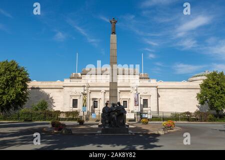 Leverhulme Memorial und Lady Hebel Art Gallery, Port Sunlight, Wirral, England Stockfoto