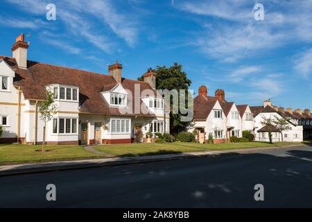 Häuser, Kunst und Handwerk Architektur, Port Sunlight Village Wirral, England Stockfoto