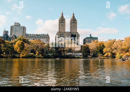 Central Park New York, Herbst Stockfoto