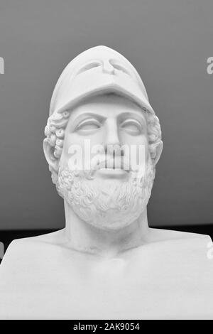 Statue des Perikles prominente und einflussreiche Griechischen Staatsmann. Stockfoto