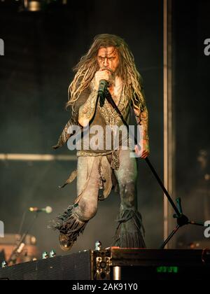 Kopenhagen, Dänemark - Juni 22., 2019. Der amerikanische Sänger und Musiker Rob Zombie führt ein Live Konzert während der dänischen Heavy Metal Festival Copenhell 2019 in Kopenhagen. (Foto: Gonzales Foto - Mathias Kristensen). Stockfoto