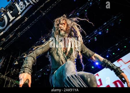 Kopenhagen, Dänemark - Juni 22., 2019. Der amerikanische Sänger und Musiker Rob Zombie führt ein Live Konzert während der dänischen Heavy Metal Festival Copenhell 2019 in Kopenhagen. (Foto: Gonzales Foto - Mathias Kristensen). Stockfoto