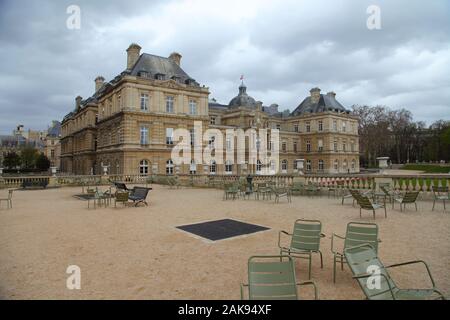 Luxemburg Palace in Paris Stockfoto