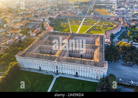 Königspalast von Caserta, Reggia di Caserta, Caserta, Italien Stockfoto