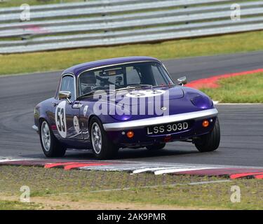 Adrian Gilbert, Lotus Elan S3, 70er Sport Straße Meisterschaft, historische Straße Sport Meisterschaft, HSCC, historische Sportwagen Club, Snetterton, Juni 2019 Stockfoto