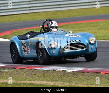 Kevin Kivlochan, AC Cobra, 70's Road Sport Meisterschaft, historische Straße Sport Meisterschaft, HSCC, historische Sportwagen Club, Snetterton, Juni 2019, ci Stockfoto