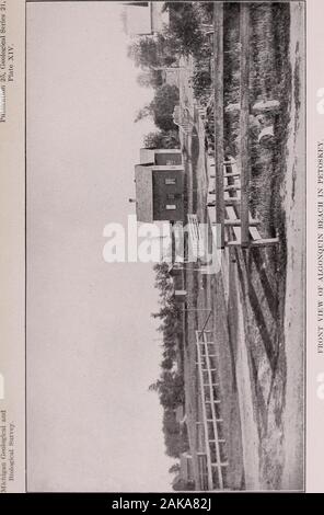 Oberfläche, Geologie und landwirtschaftlichen Bedingungen von Michigan. Stockfoto