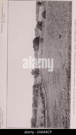 Oberfläche, Geologie und landwirtschaftlichen Bedingungen von Michigan. Stockfoto