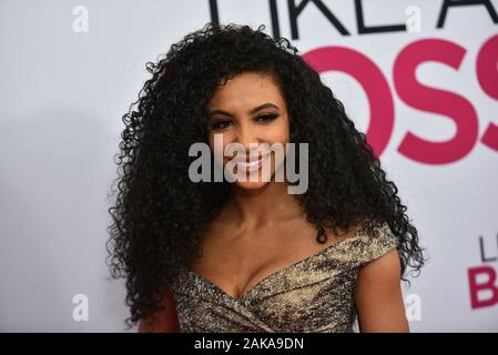 "Wie ein Boss' Film Weltpremiere, Ankünfte, SVA-Theater, New York, USA - 07 Jan 2020 - Cheslie Kryst, Miss USA Stockfoto