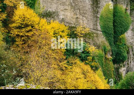 Meteora, Griechenland - Dec 19, 2019: Wanderweg von Meteora, Griechenland Stockfoto