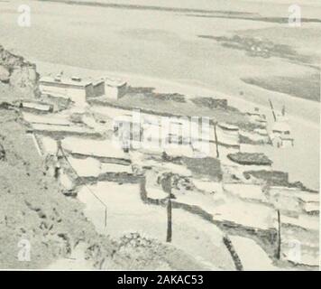 Trans-Himalaya; Entdeckungen und Abenteuer in Tibet. 364. Das Dorf Lunkar. Stockfoto