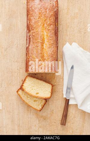 Lemon Drizzle Stockfoto