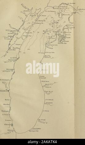 Bericht des Kommissars - United States Kommission von Fisch und Fischerei. j01 S. Sp. 35 Abb. 20.. Milwaukee SCHEMA MIT DEN FISCH - Teiche am Lake Michigan im Jahre 1871. (Siehe ^ Alter 274.) 3 2044 072 196 082 Stockfoto