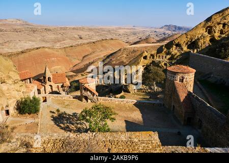 Georgien, Kaukasus, Kachetien, Davit Gareja, Lavra Kirche Stockfoto