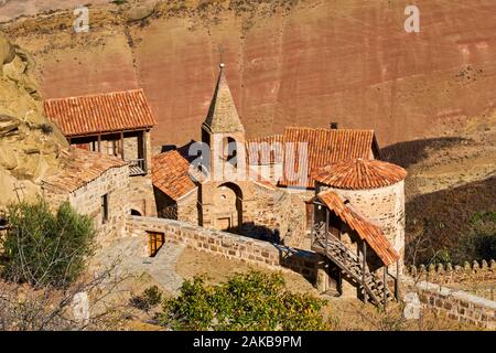 Georgien, Kaukasus, Kachetien, Davit Gareja, Lavra Kirche Stockfoto