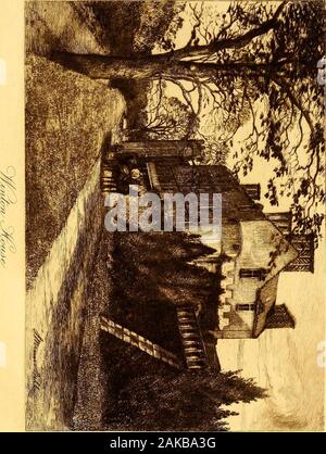 Die Geschichte der Familie von Seton während der acht Jahrhunderte [mit Platten, einschließlich Portraits, Abbildungen, Faksimiles, eine Bibliographie und genealogischen Tabellen.]. 1 Dieser Stein ist nicht mehr vorhanden. Die Illustra- im Text ist ein Tablet auf der Gartenmauer. 2 Herr Kingstons Fortsetzung, s. 75. Stockfoto