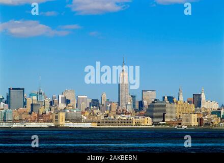 Blick auf die Stadt, Manhattan, New York City, New York, USA Stockfoto
