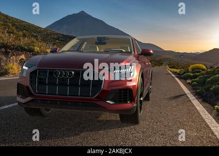 Der neue Luxus-SUV Audi Q8 Stockfoto