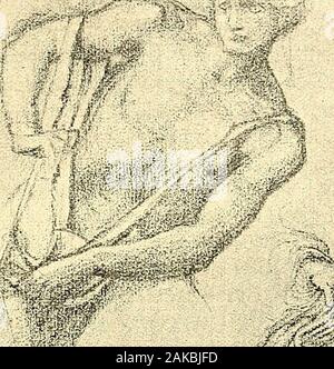 Gazette des beaux-arts. . ¨ s Labourd a pris Son en setordant cÅur, regarde les mains la lutte dont Elle doit Ãªtre le prix. Au lieu dumonstre banale en forme de Dauphin, quon trouve dans toutes lesreprÃ © Sentations du Sujet, un-gigantesque Schlange dont les senroulent replistournent et Autour du Corps de PersÃ©e cuirassÃ © et luttant, prÃ¨s de triompher Mesz. Il est comme emprisonnÃ© dans un Cercle danneauxsouples et Handys. Linvention, si M. Burne-Jones nen est pas Rede - vable jusquÃ un-bestimmten Punkt Ã Rossetti dans son Saint Georges, estaussi saisissante quingÃ © nieuse et Pittoresque. Enfin la dern Stockfoto