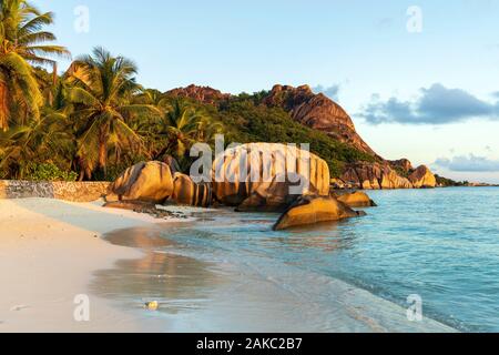 Seychellen, La Digue Island Stockfoto