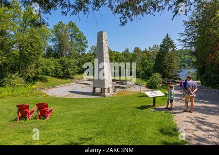 Kanada, Provinz Quebec, Mauricie Region, Trois-Rivières, Forges de Saint-Maurice National Historic Site, die erste industrielle Standort in Kanada, Herstellung warf Ron und Bügeleisen Stockfoto