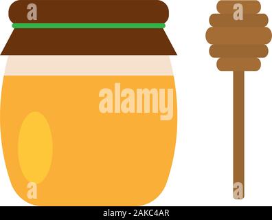 Isolierte honye Zapfwelle Stock Vektor