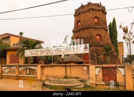 Benin, Porto Novo, Abessan Tempel, Yoruba Kulturzentrum Stockfoto