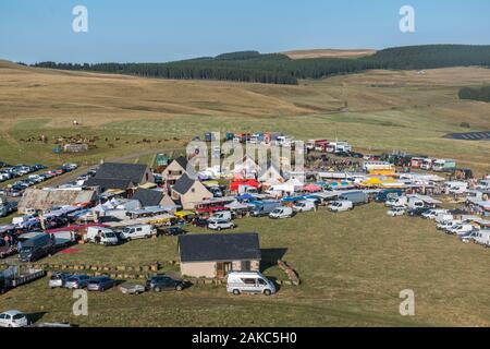 Frankreich, Puy de Dome, Beschwerden, Brion Viehmarkt, Regionaler Naturpark der Vulkane der Auvergne Stockfoto