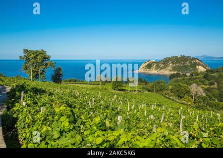 Spanien, Baskenland, Guipúzcoa, Getaria Stockfoto