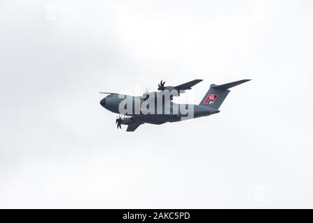 RAF Atlas A400M auf die RAF 100. Jahrestag, London fliegen, Großbritannien Stockfoto