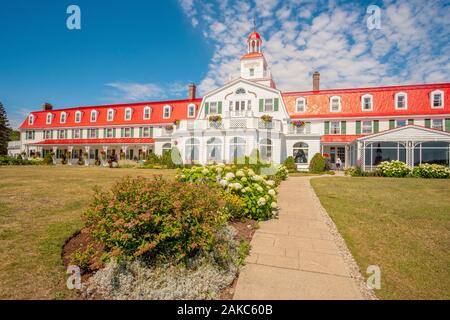 Kanada, in der Provinz Quebec, North Shore, Saguenay Fjord, Tadoussac, Tadoussac Hotel Stockfoto