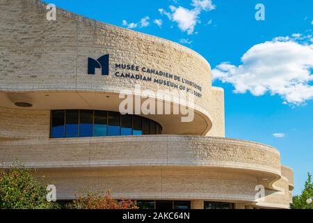 Kanada, Quebec Provinz, Outaouais region, Gatineau, Das Kanadische Museum der Geschichte Stockfoto