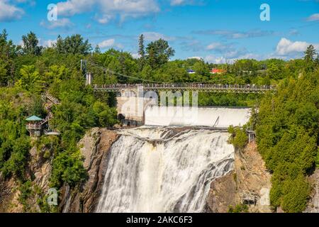 Kanada, in der Provinz Quebec, die Gemeinde von Beauport, Montmorency Falls Park Stockfoto