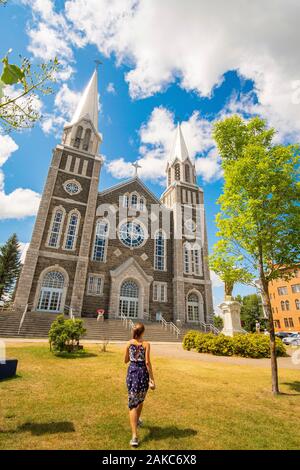 Kanada, Quebec Provinz Charlevoix Region, Baie Saint Paul, St. Pauls Kirche Stockfoto