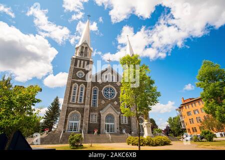 Kanada, Quebec Provinz Charlevoix Region, Baie Saint Paul, St. Pauls Kirche Stockfoto