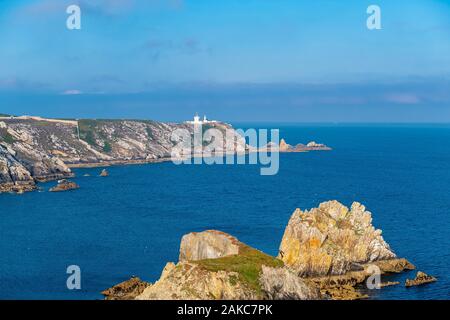 Frankreich, Finistere, Armorica Regionaler Naturpark, Halbinsel Crozon, Camaret-sur-Mer, Pointe de Toulinguet Stockfoto