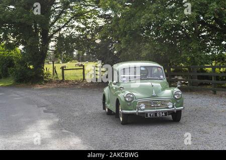 Irland, Meath County, Navan, kleine Straße um Causey Farm, Bereich Stockfoto