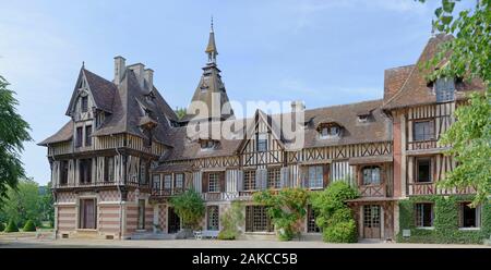 Frankreich, Seine-Maritime (76), Saint-Pierre-de-Maurieville, Manoir de Villers Stockfoto