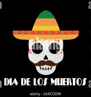 Dia de los Muertos Poster Stock Vektor
