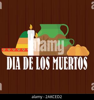 Dia de los Muertos Poster Stock Vektor
