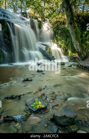 Folly Dolly Falls, Meltham, Huddersfield, West Yorkshire, England, Großbritannien Stockfoto