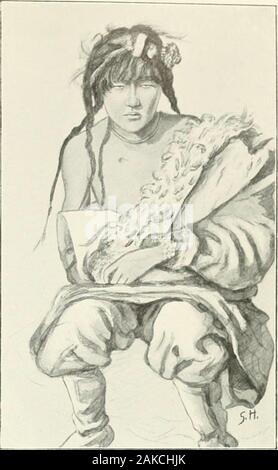 Trans-Himalaya; Entdeckungen und Abenteuer in Tibet. 22 G 27. Stockfoto