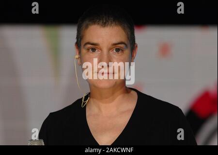 Mailand Italien 20/01/2007 Sinead O'Connor Gast der Rai CD LIVE BROADCAST Stockfoto