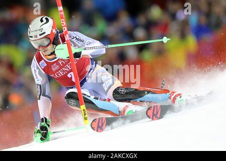 Madonna di Campiglio, Italien. 8. Januar 2020. FIS Alpine Ski World Cup Men Night Slalom in Madonna di Campiglio, Italien am 8. Januar 2020, Henrik Kristoffersen (noch) - Redaktionelle Verwendung Credit: Aktion Plus Sport Bilder/Alamy leben Nachrichten Stockfoto