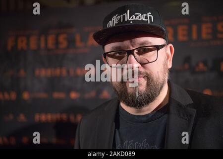 Berlin, Deutschland. 08 Jan, 2020. Der Regisseur Christian Alvart kommt zur Premiere des Films "Freies Land". Quelle: Jörg Carstensen/dpa/Alamy leben Nachrichten Stockfoto