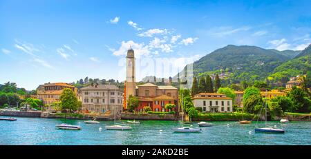 Cernobbio Stadt Como Lake District. Traditionelle italienische See Dorf. Italien, Europa. Stockfoto