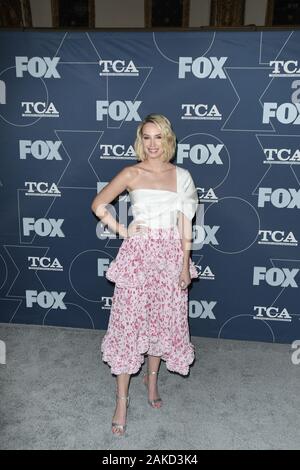 Pasadena, Vereinigte Staaten von Amerika. 07 Jan, 2020. Molly McCook im Fox Winter TCA All Star Party im Langham Huntington in Pasadena, CA am Dienstag, 7. Januar 2020. Foto von PRPP/PictureLux Credit: PictureLux/Hollywood Archiv/Alamy leben Nachrichten Stockfoto