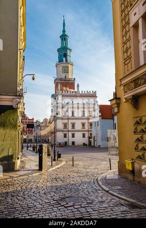 Rathaus in Posen, Polen Stockfoto