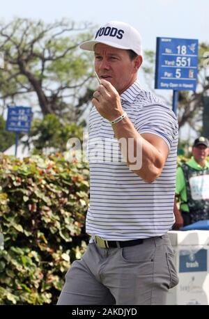 Honolulu, Hawaii, USA. Januar 8, 2020-Mark Wahduring der Pro-AM im Sony geöffnet an der Waialae Country Club in Honolulu, HI Michael Sullivan/CSM Credit: Cal Sport Media/Alamy leben Nachrichten Stockfoto