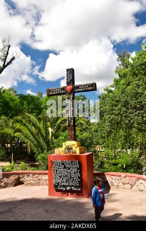 Religiöse Skulptur in Parque Juarez, Juarez Park, San Miguel de Allende, Mexiko; Stockfoto